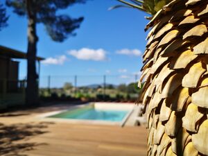Private pool at our 4-star campsite in the Var, French Riviera-Côte d'Azur