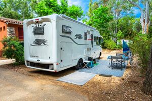 Caravan camper van pitch Côte d'Azur