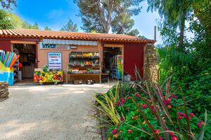 Seaside campsite in the Var, French Riviera-Côte d'Azur