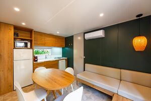 Camping holiday in prestige mobile home