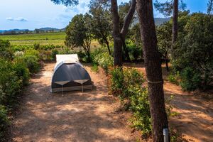 Tent pitches eco-friendly nature campsite Var