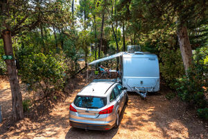 Budget campsite in the South of France