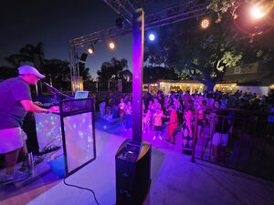 DJ evenings at our campsite in La Londe